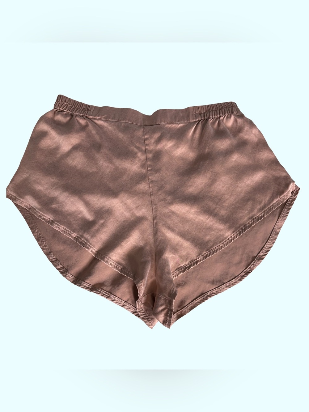 Lunya 100% Washable Silk Lightweight Shorts Lounge Sleep with back Pocket